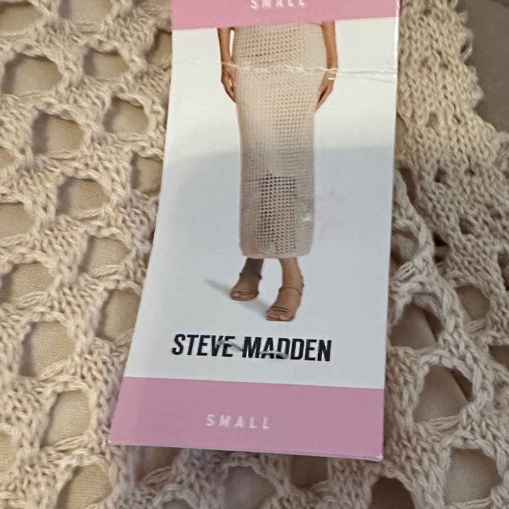 Steve Madden Beige Skirt size small - Picture 2 of 6